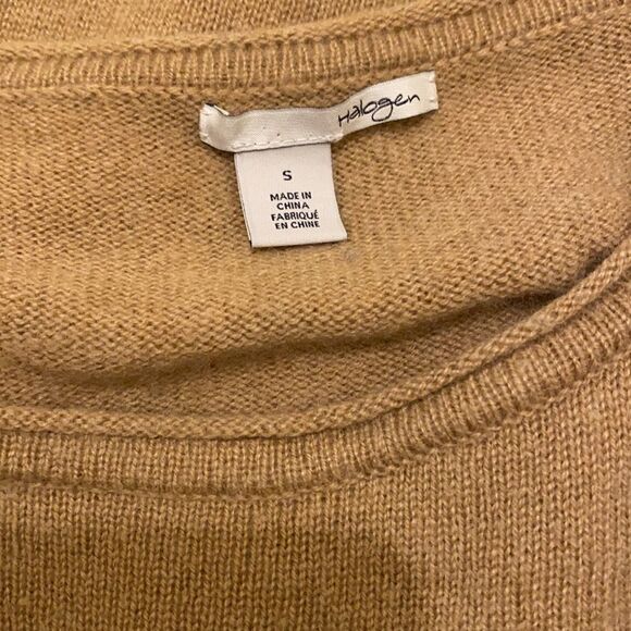 𝅺HALOGEN wool/ cashmere long sweater / tunic. Size S - Picture 5 of 9